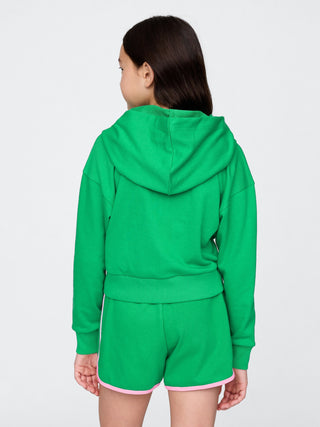 Sudadera con Zipper y Logo Delantero, Niña