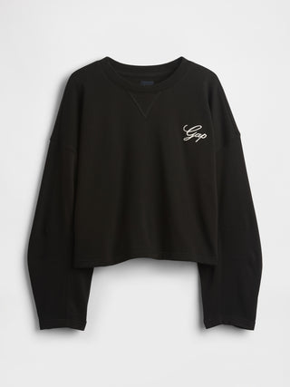 Sudadera Cuello Redondo con Logo Delantero