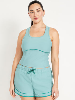 Camiseta Deportiva con Espalda Cruzada.