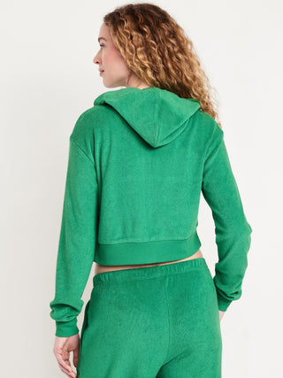 Sudadera Ajustada con Bolsillos de Algodón