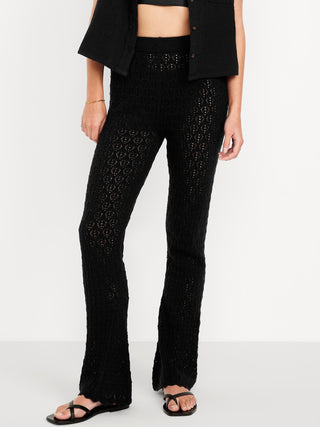 Pantalón Talle Alto de Crochet