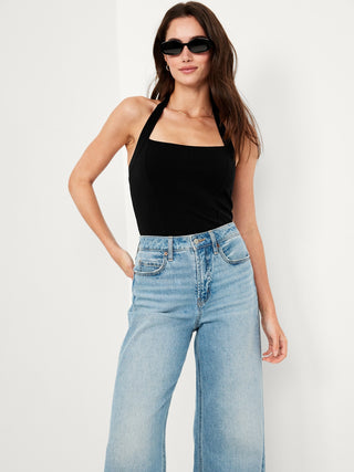 Blusa Halter Cuello Cuadrado