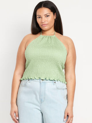 Blusa Cuello Recto con Espalda Abierta