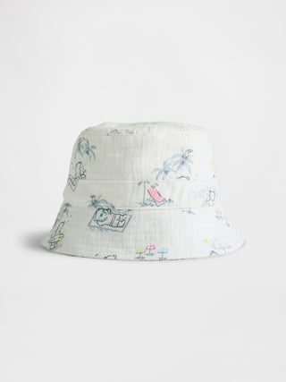 Sombrero con Estampado de Algodón, Bebé