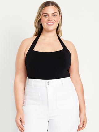 Blusa Halter Cuello Cuadrado