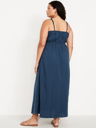 Vestido de Tirantes con Detalle de Crochet