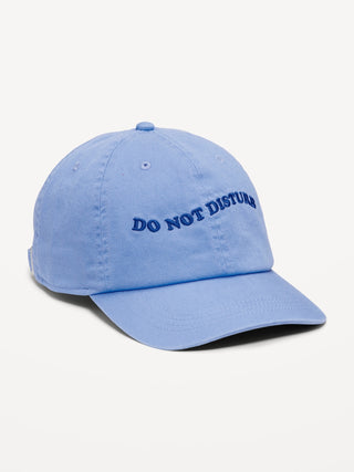 Gorra con Correa Ajustable y Bordado, Mujer