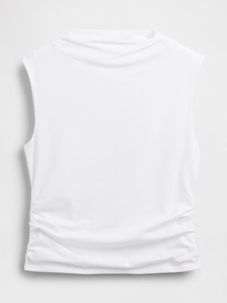 Camiseta Ajustada con Cuello Alto