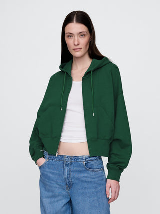 Sudadera con Zipper y Bolsillos