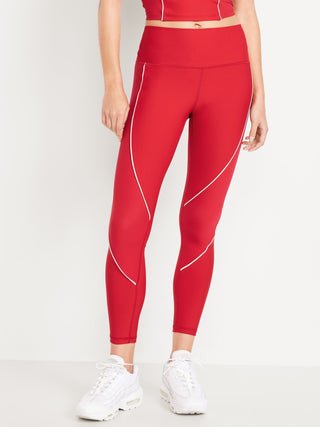 Legging Talle Alto con Detalle en Contraste