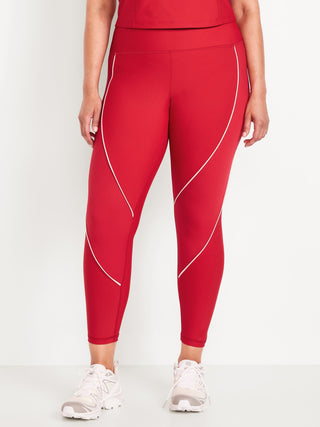 Legging Talle Alto con Detalle en Contraste