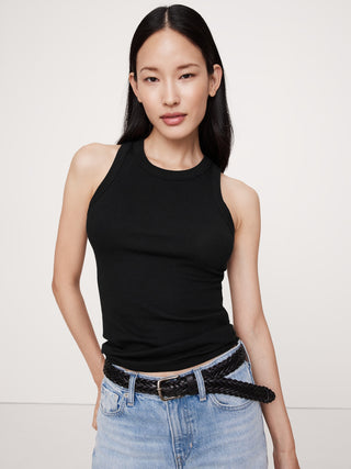 Camiseta Acanalada sin Mangas