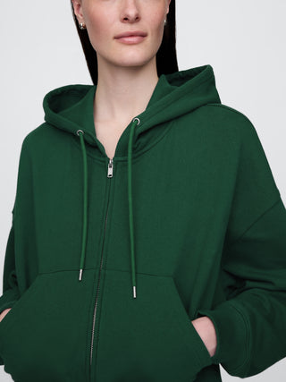 Sudadera con Zipper y Bolsillos
