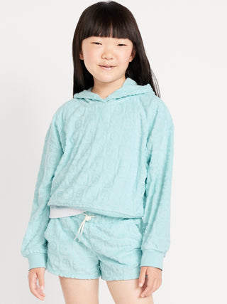 Sudadera con Bolsillos Tejido con Textura, Niña