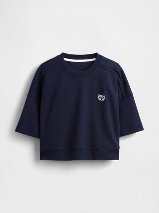 Camiseta Manga Corta con Logo Bordado