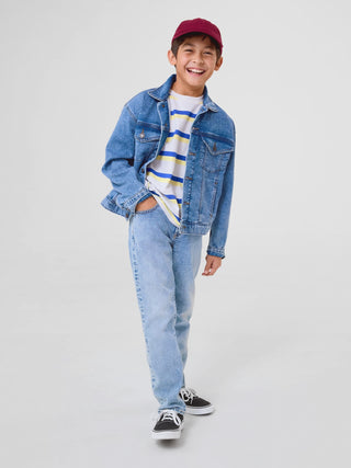 Chaqueta Denim Oversize con Bolsillos, Niño