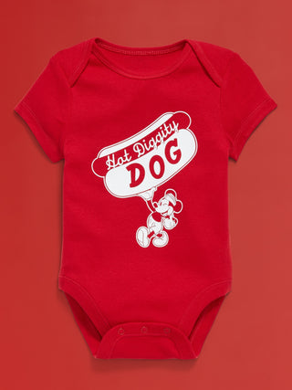 Body Manga Corta Colección Disney Mickey Mouse, Bebé