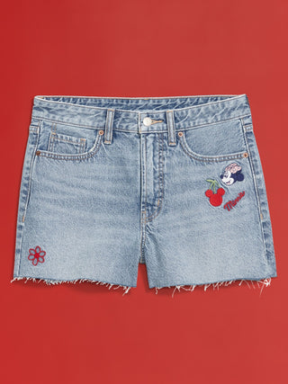 Short Denim Talle Alto Colección Disney