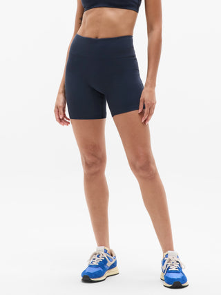 Short Deportivo Talle Alto con Logo