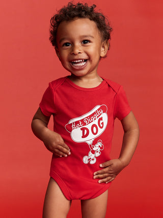 Body Manga Corta Colección Disney Mickey Mouse, Bebé