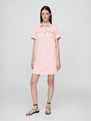 Vestido Denim con Detalle de Botones