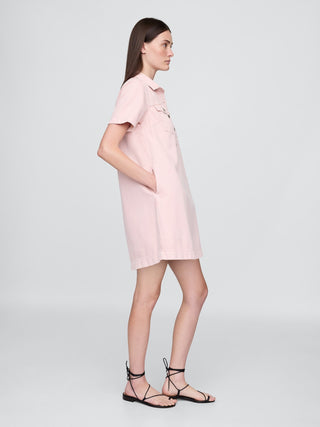 Vestido Denim con Detalle de Botones