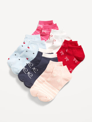 Paquete de 6 Calcetines con Estampado, Niña