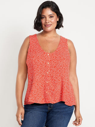 Blusa Ajustada con Botones Delanteros