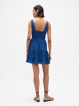 Vestido de Tirantes con Detalle de Encaje