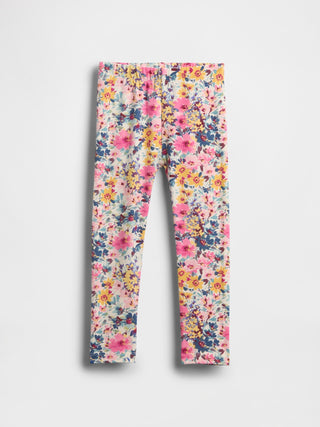 Legging con Cintura Elástica Estampado Floral, Bebé
