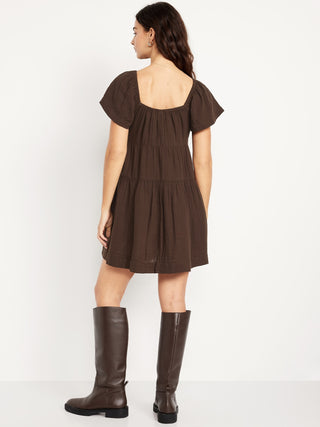 Minivestido con Vuelo Escalonado