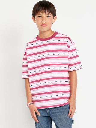 Camiseta Manga Corta con Estampado, Niño