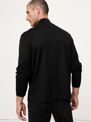 Camiseta Cuello Alto de Algodón