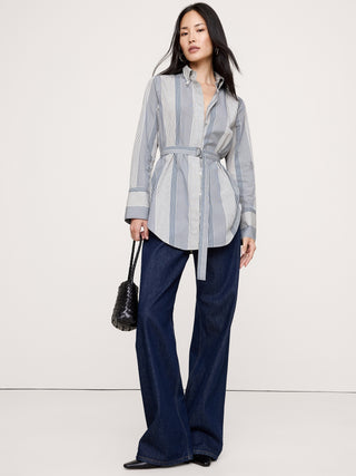 Camisa Manga Larga con Cinturón