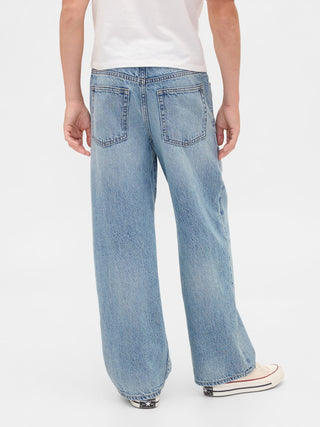 Jeans Holgados con Cintura Elástica, Niño.
