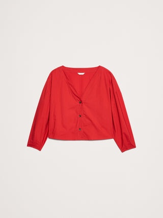 Camisa Manga Larga Oversize de Algodón