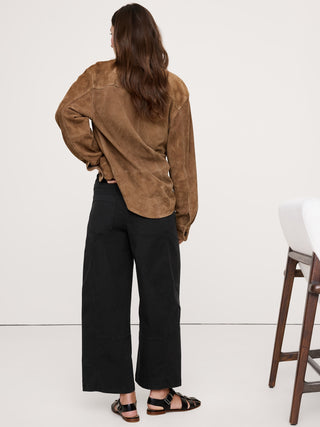 Pantalón con Cintura Elástica de Algodón