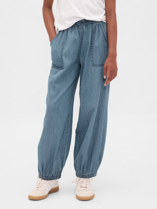 Jeans Holgados con Cintura Elástica, Niña