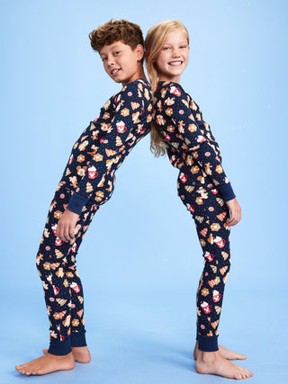 Set de Pijama 2 Piezas Estampado Colección Navidad, Niños