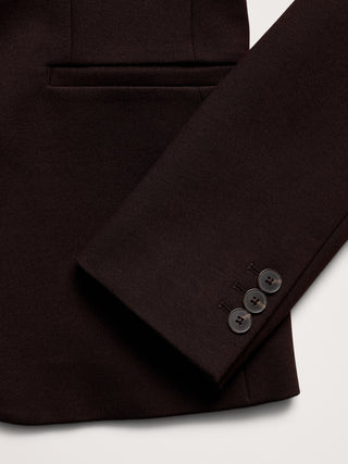 Blazer Ajustado con Bolsillos