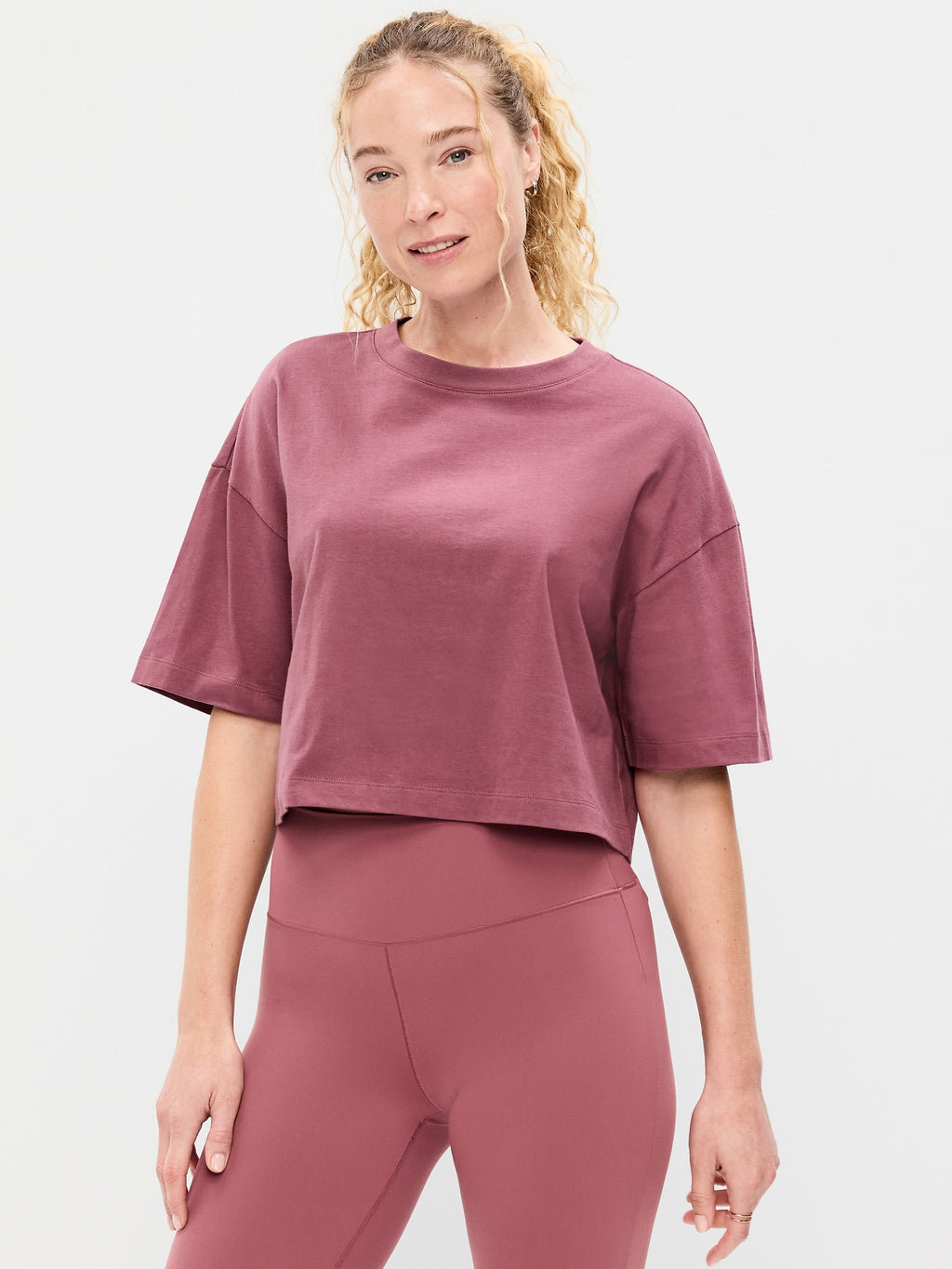 Camiseta Oversized Manga Corta de Algodón – Line Up Shop