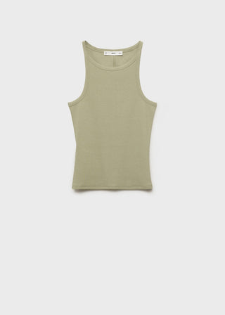 Blusa sin Mangas de Canalé