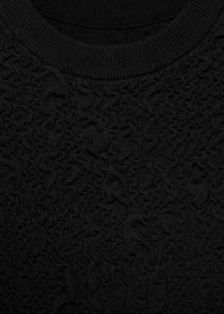 Blusa Cuello Redondo con Textura