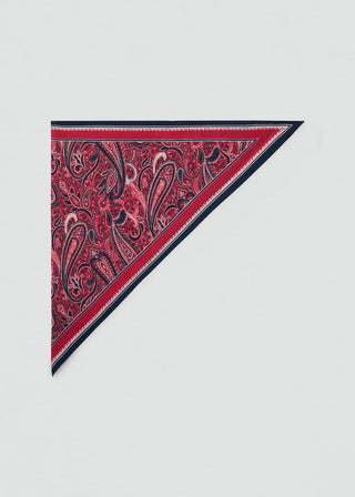 Pañuelo Triangular con Estampado Paisley