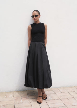 Blusa Cuello Redondo con Textura