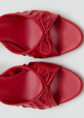 Sandalias de Tacón con Lazo