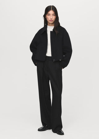 Chaqueta Bomber con Cremallera