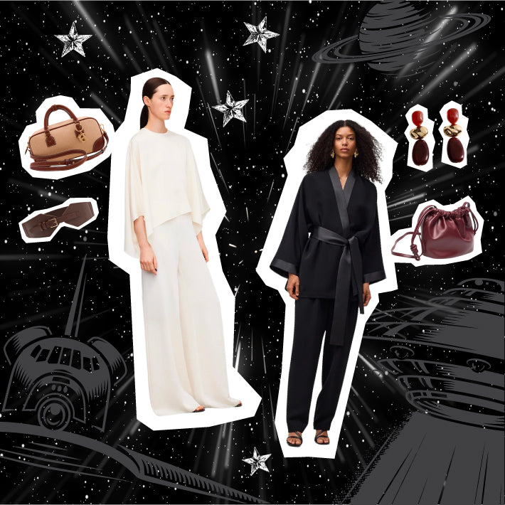 Guía de estilo inspirada en una saga espacial con looks en blanco y negro 