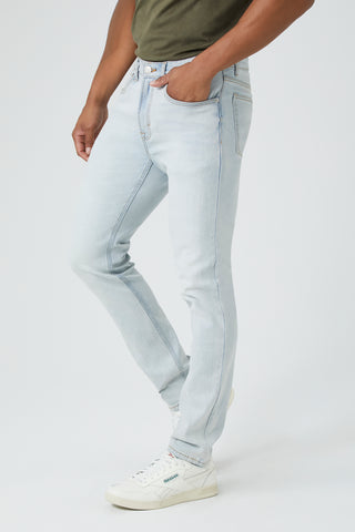 Jeans Elasticos Corte Skinny con Bolsillos