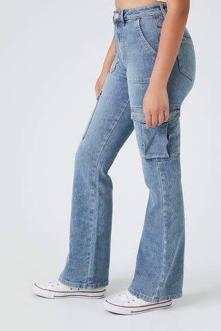 Jeans Cargo de Pierna Ancha